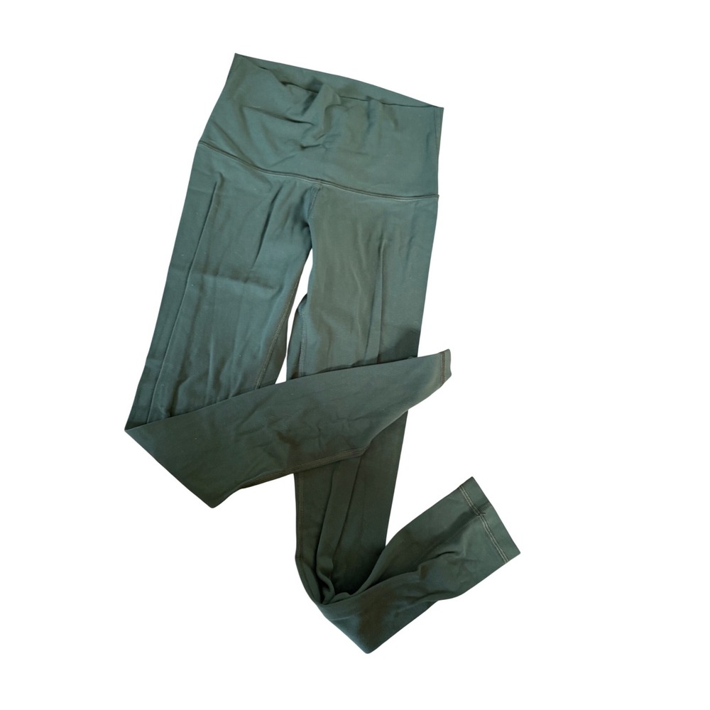 Aritzia Tna TnAction High Waisted Leggings Dark Olive Green XS